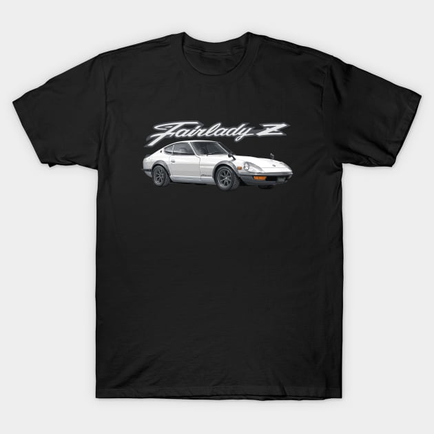 NISSAN datsun 240z T-Shirt by cowtown_cowboy